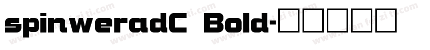 spinweradC Bold字体转换